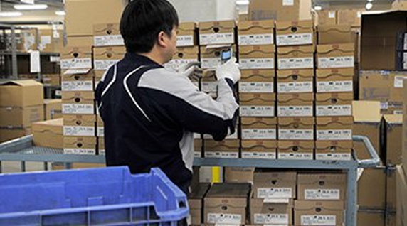 商品アイテム別ピッキング